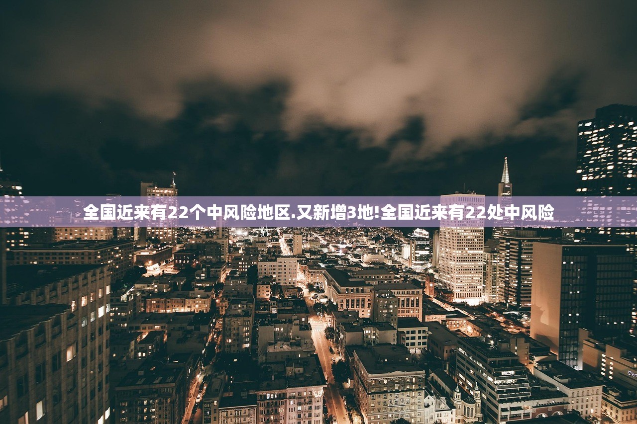 全国近来有22个中风险地区.又新增3地!全国近来有22处中风险 全国近来有22个中风险地区.又新增3地!全国近来有22处中风险