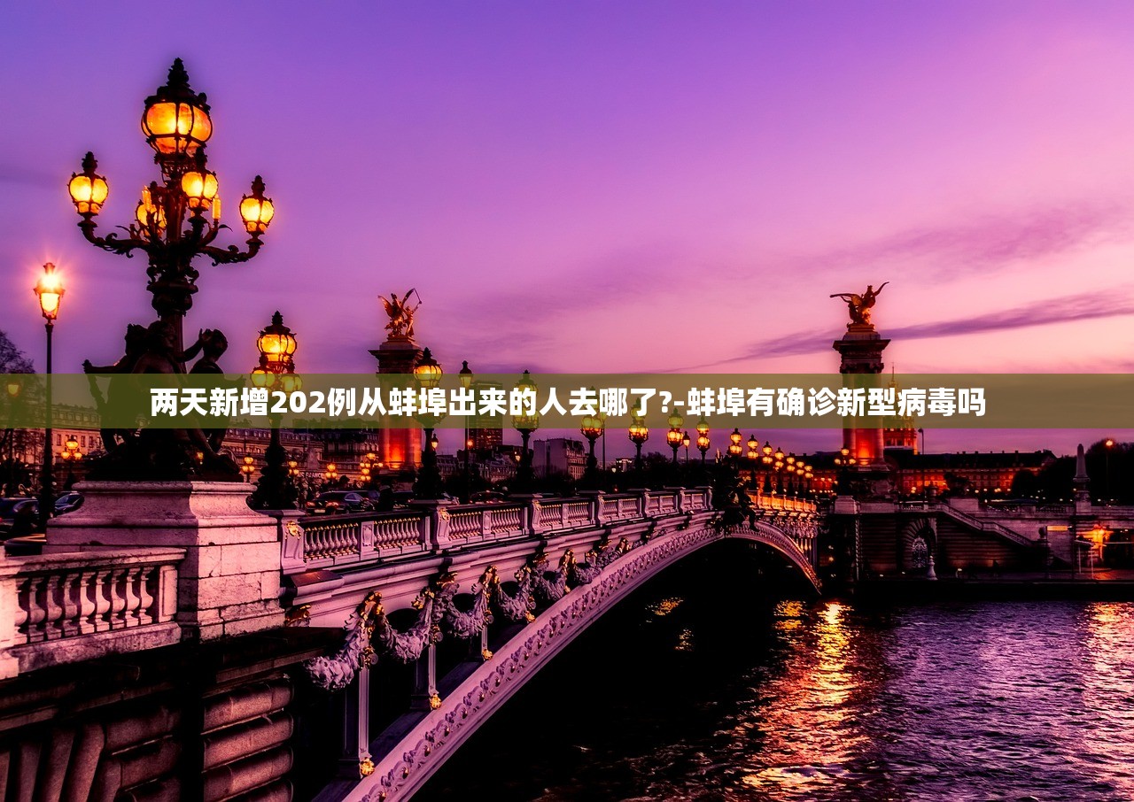 两天新增202例从蚌埠出来的人去哪了?-蚌埠有确诊新型病毒吗