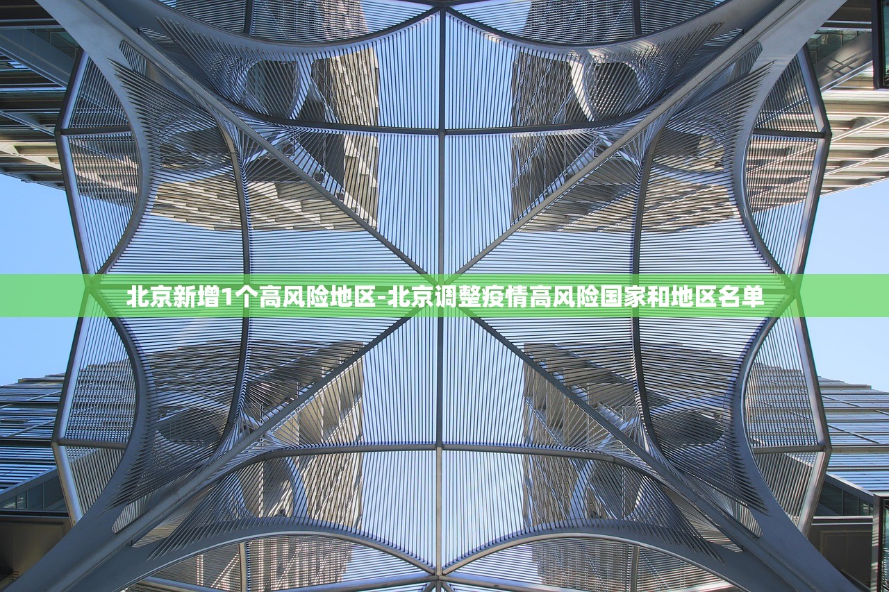 北京新增1个高风险地区-北京调整疫情高风险国家和地区名单