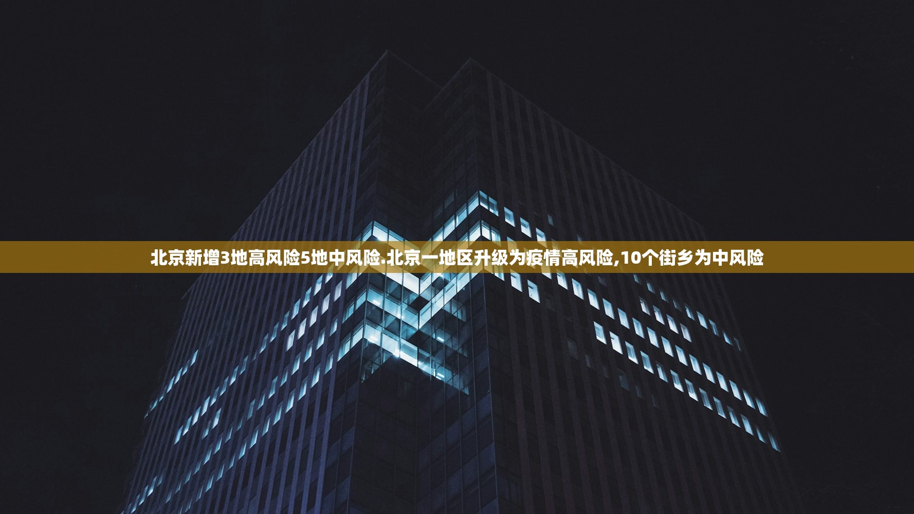 北京新增3地高风险5地中风险.北京一地区升级为疫情高风险,10个街乡为中风险 北京新增3地高风险5地中风险.北京一地区升级为疫情高风险,10个街乡为中风险