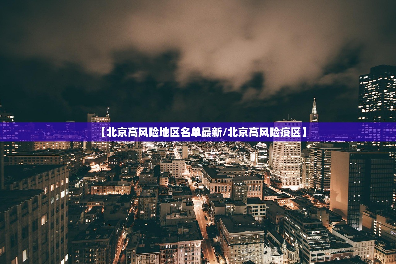 【北京高风险地区名单最新/北京高风险疫区】