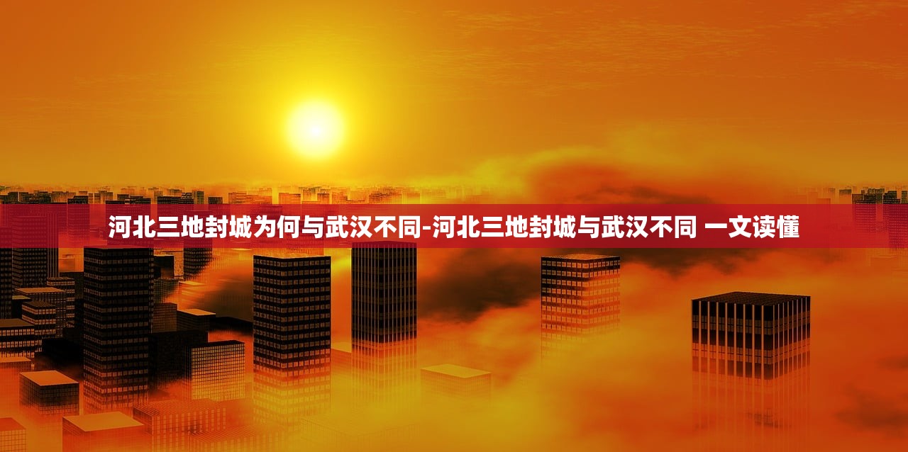 河北三地封城为何与武汉不同-河北三地封城与武汉不同 一文读懂