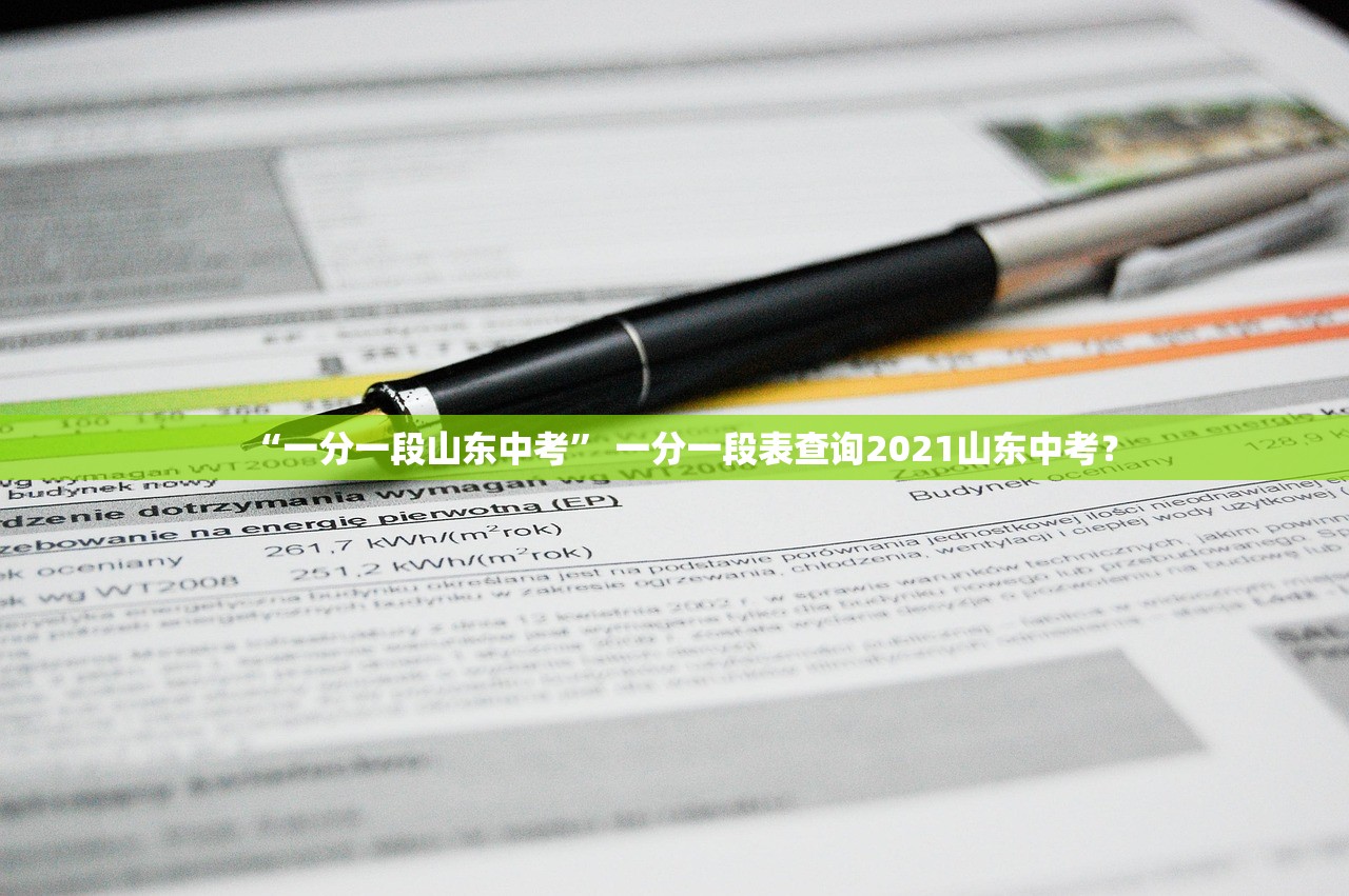 “一分一段山东中考” 一分一段表查询2021山东中考？