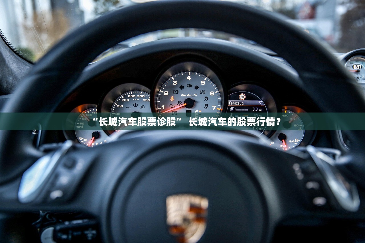 “长城汽车股票诊股	” 长城汽车的股票行情？