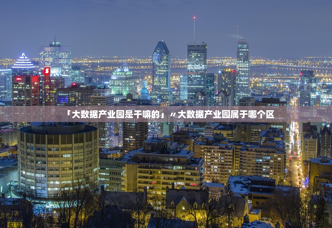 「大数据产业园是干嘛的」〃大数据产业园属于哪个区