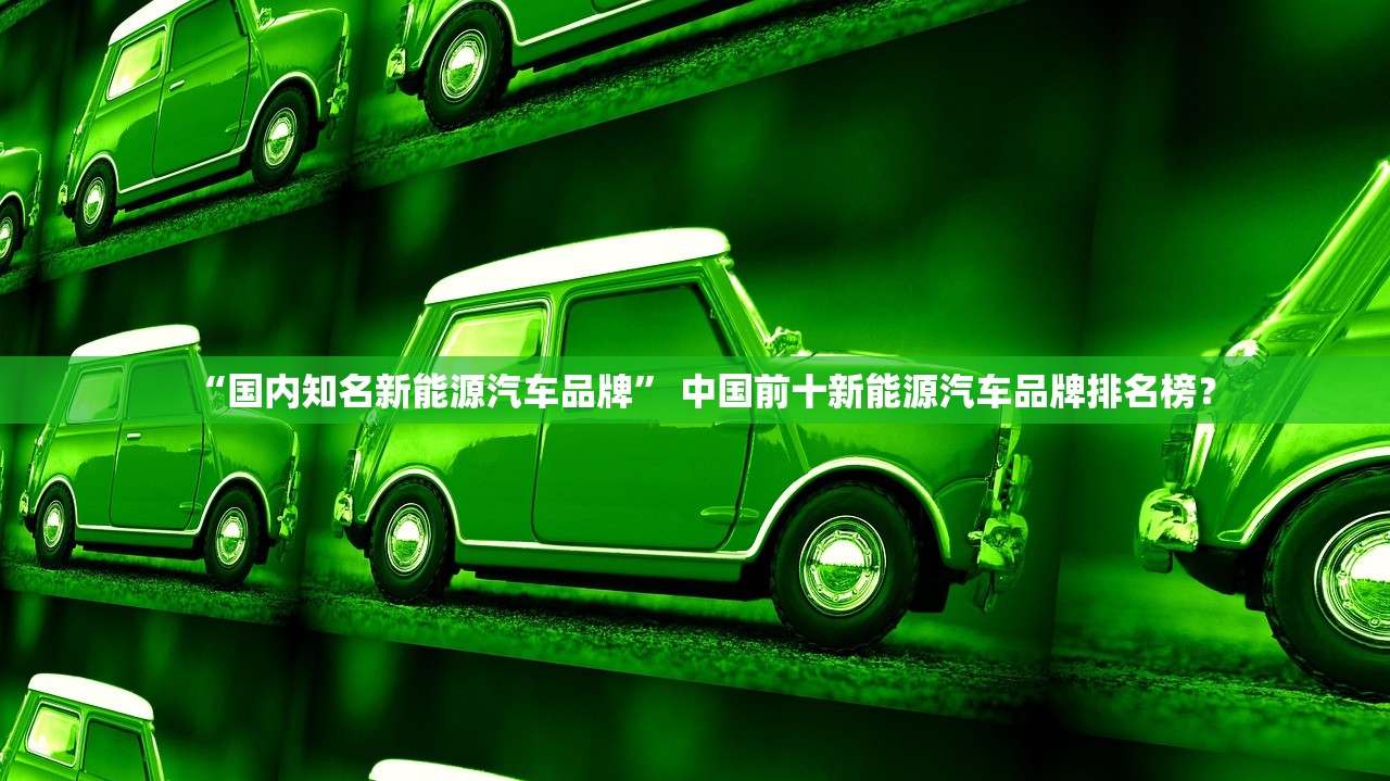“国内知名新能源汽车品牌” 中国前十新能源汽车品牌排名榜？