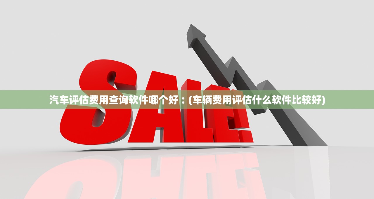 汽车评估费用查询软件哪个好︰(车辆费用评估什么软件比较好) 汽车评估费用查询软件哪个好︰(车辆费用评估什么软件比较好)