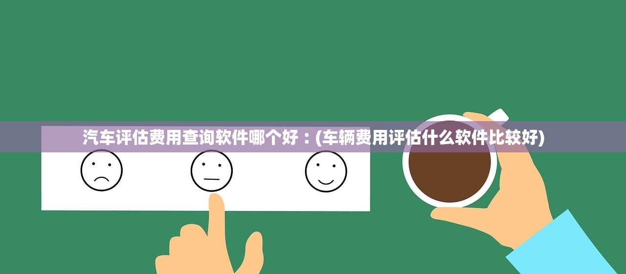 汽车评估费用查询软件哪个好︰(车辆费用评估什么软件比较好) 汽车评估费用查询软件哪个好︰(车辆费用评估什么软件比较好)