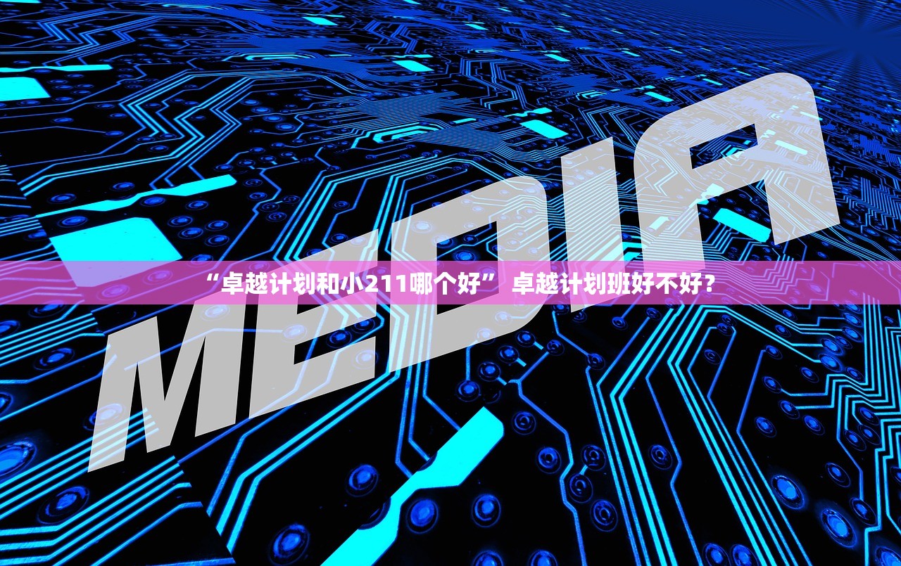 “卓越计划和小211哪个好” 卓越计划班好不好？