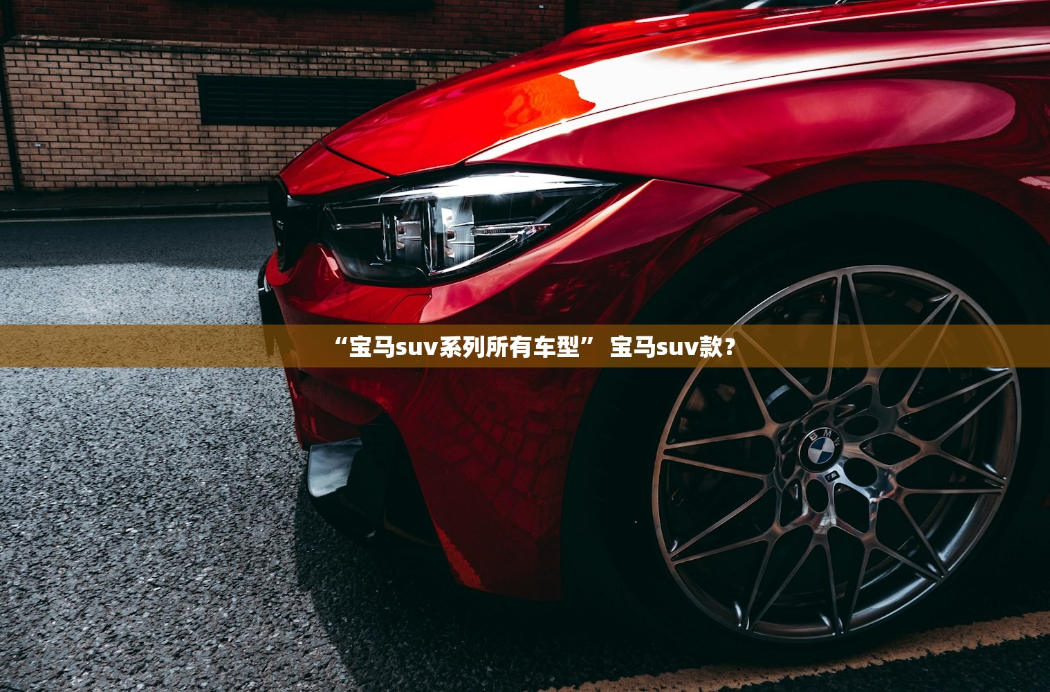“宝马suv系列所有车型” 宝马suv款？