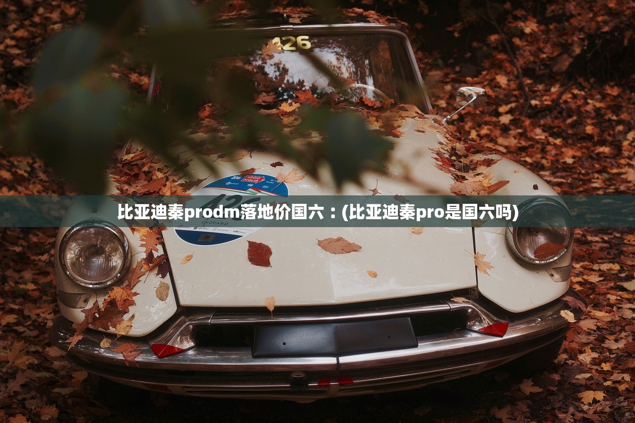 比亚迪秦prodm落地价国六︰(比亚迪秦pro是国六吗) 比亚迪秦prodm落地价国六︰(比亚迪秦pro是国六吗)