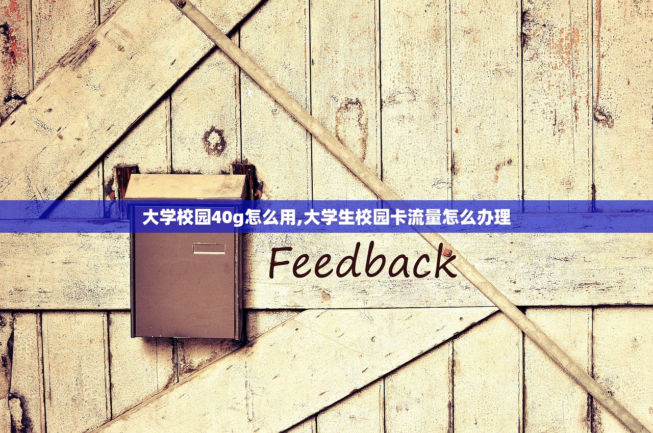 大学校园40g怎么用,大学生校园卡流量怎么办理 大学校园40g怎么用,大学生校园卡流量怎么办理