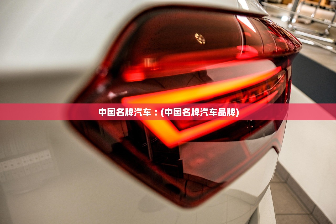 中国名牌汽车︰(中国名牌汽车品牌) 中国名牌汽车︰(中国名牌汽车品牌)