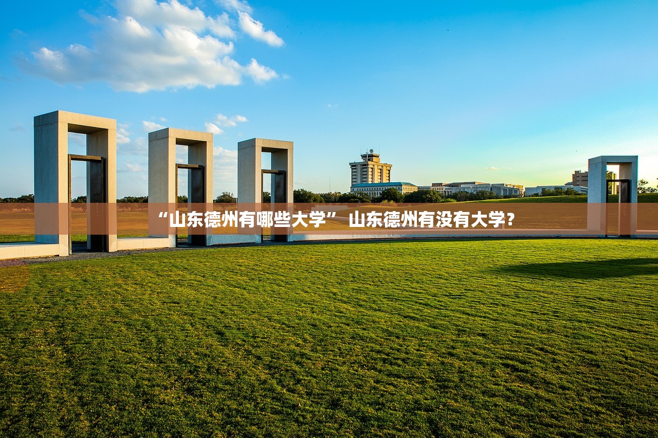 “山东德州有哪些大学” 山东德州有没有大学？