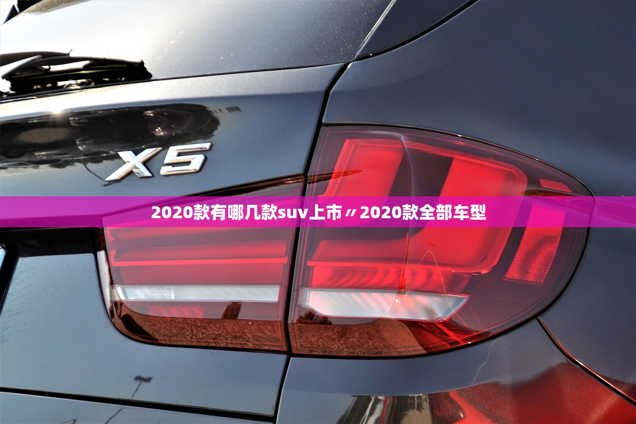 2020款有哪几款suv上市〃2020款全部车型